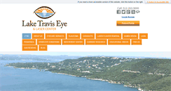 Desktop Screenshot of laketraviseyecenter.com