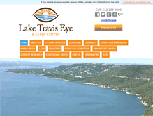 Tablet Screenshot of laketraviseyecenter.com